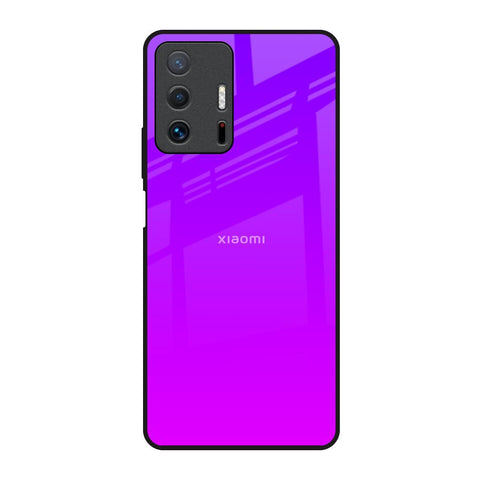 Purple Pink Mi 11T Pro 5G Glass Back Cover Online