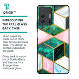 Seamless Green Marble Glass Case for Mi 11T Pro 5G