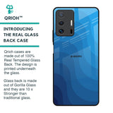 Blue Wave Abstract Glass Case for Mi 11T Pro 5G