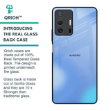 Vibrant Blue Texture Glass Case for Mi 11T Pro 5G