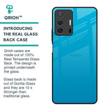 Blue Aqua Glass Case for Mi 11T Pro 5G