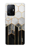 Hexagonal Pattern Mi 11T Pro 5G Back Cover