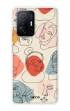 Abstract Faces Mi 11T Pro 5G Back Cover