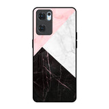 Marble Collage Art Oppo Reno7 5G Glass Back Cover Online