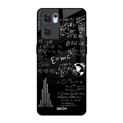 Funny Math Oppo Reno7 5G Glass Back Cover Online