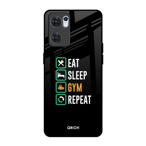 Daily Routine Oppo Reno7 5G Glass Back Cover Online