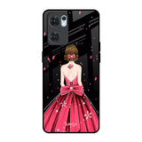 Fashion Princess Oppo Reno7 5G Glass Back Cover Online