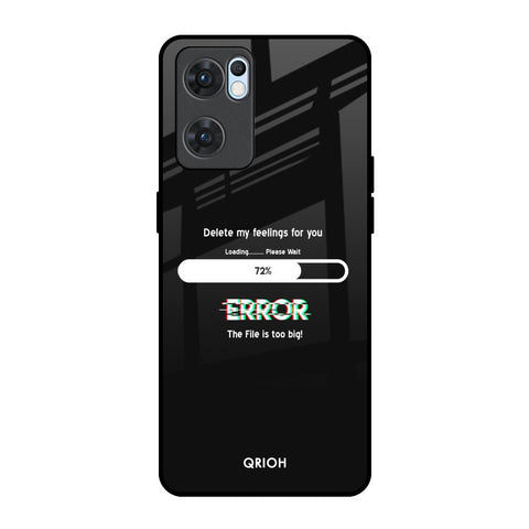 Error Oppo Reno7 5G Glass Back Cover Online