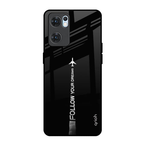 Follow Your Dreams Oppo Reno7 5G Glass Back Cover Online