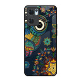 Owl Art Oppo Reno7 5G Glass Back Cover Online