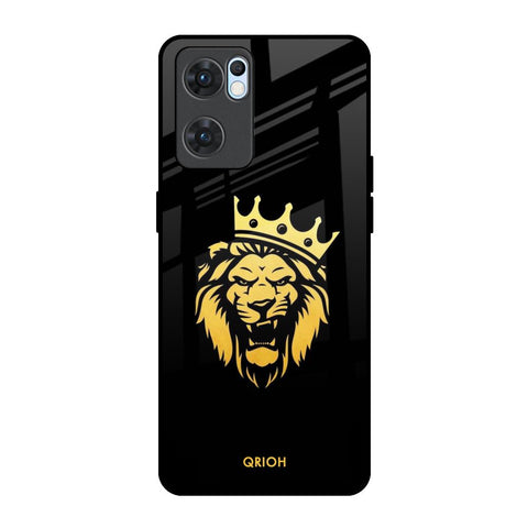 Lion The King Oppo Reno7 5G Glass Back Cover Online