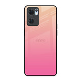 Pastel Pink Gradient Oppo Reno7 5G Glass Back Cover Online