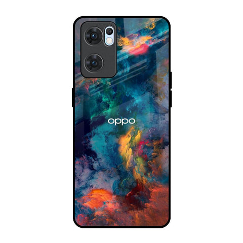 Colored Storm Oppo Reno7 5G Glass Back Cover Online