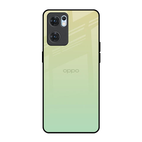 Mint Green Gradient Oppo Reno7 5G Glass Back Cover Online