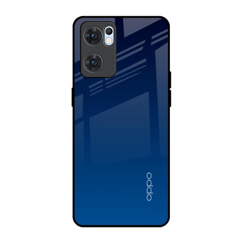 Very Blue Oppo Reno7 5G Glass Back Cover Online
