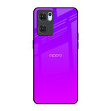 Purple Pink Oppo Reno7 5G Glass Back Cover Online