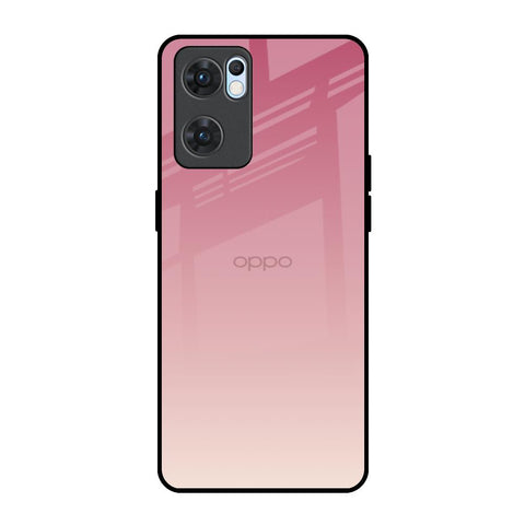 Blooming Pink Oppo Reno7 5G Glass Back Cover Online
