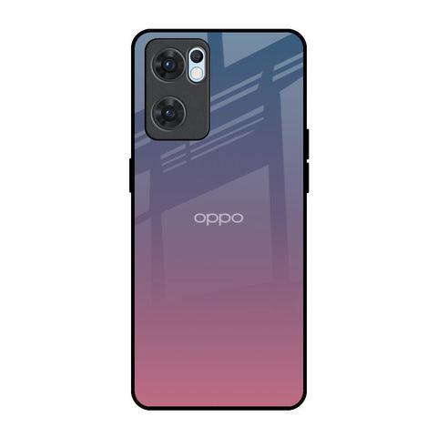 Pastel Gradient Oppo Reno7 5G Glass Back Cover Online