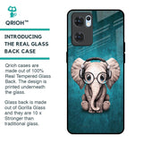 Adorable Baby Elephant Glass Case For Oppo Reno7 5G