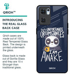 Struggling Panda Glass Case for Oppo Reno7 5G