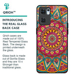 Elegant Mandala Glass Case for Oppo Reno7 5G