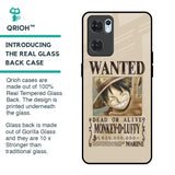 Luffy Wanted Glass Case for Oppo Reno7 5G