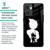 Monochrome Goku Glass Case for Oppo Reno7 5G