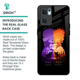 Minimalist Anime Glass Case for Oppo Reno7 5G