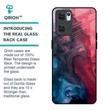 Blue & Red Smoke Glass Case for Oppo Reno7 5G