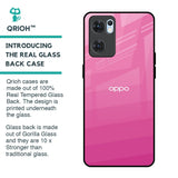 Pink Ribbon Caddy Glass Case for Oppo Reno7 5G