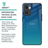 Celestial Blue Glass Case For Oppo Reno7 5G