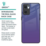Indigo Pastel Glass Case For Oppo Reno7 5G