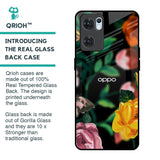 Flowers & Butterfly Glass Case for Oppo Reno7 5G