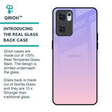 Lavender Gradient Glass Case for Oppo Reno7 5G