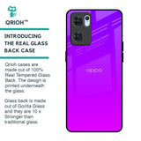 Purple Pink Glass Case for Oppo Reno7 5G