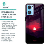 Morning Red Sky Glass Case For Oppo Reno7 5G