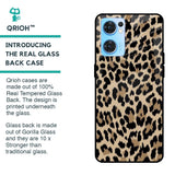 Leopard Seamless Glass Case For Oppo Reno7 5G