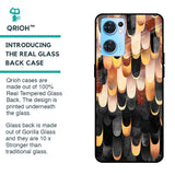 Bronze Abstract Glass Case for Oppo Reno7 5G