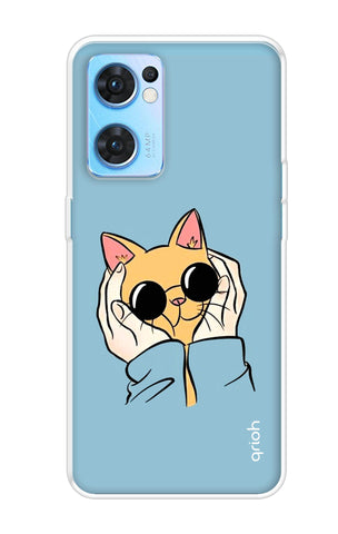 Attitude Cat Oppo Reno7 5G Back Cover