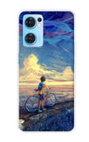 Riding Bicycle to Dreamland Oppo Reno7 5G Back Cover