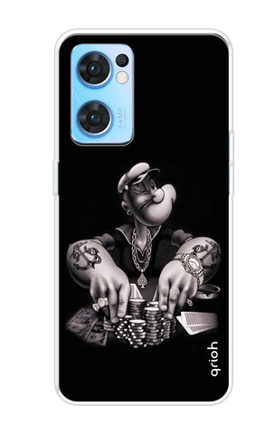 Rich Man Oppo Reno7 5G Back Cover