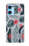 Retro Floral Leaf Oppo Reno7 5G Back Cover