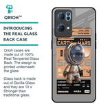 Space Ticket Glass Case for Oppo Reno7 Pro 5G