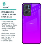 Purple Pink Glass Case for Oppo Reno7 Pro 5G