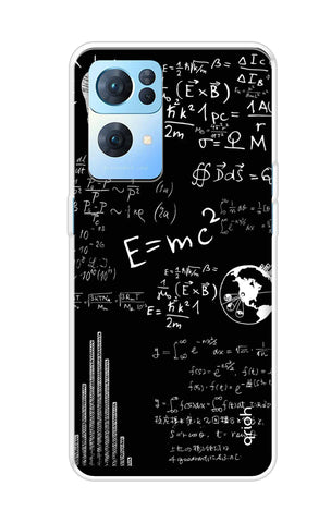 Equation Doodle Oppo Reno7 Pro 5G Back Cover