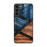 Wooden Tiles Samsung Galaxy S22 Plus 5G Glass Back Cover Online