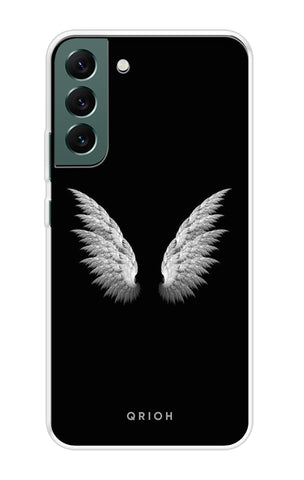 White Angel Wings Samsung Galaxy S22 Plus 5G Back Cover