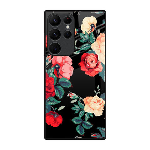 Floral Bunch Samsung Galaxy S22 Ultra 5G Glass Back Cover Online
