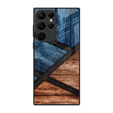 Wooden Tiles Samsung Galaxy S22 Ultra 5G Glass Back Cover Online