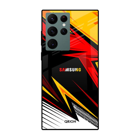 Race Jersey Pattern Samsung Galaxy S22 Ultra 5G Glass Cases & Covers Online